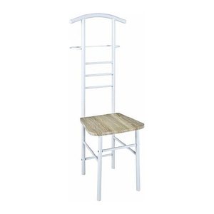 HAKU Möbel Herrendiener 80088 weiß Metall 46,0 x 119,0 cm, 1 St.