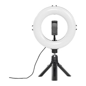 hama SpotLight Smart 80 II LED Ringlicht mit Stativ schwarz 9 Watt