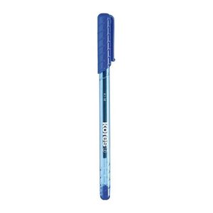 Kores® Kugelschreiber K1 transparent, Schreibfarbe: blau, 1 St.