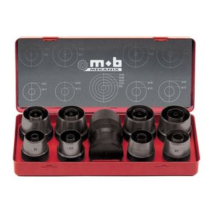 PEDDINGHAUS Satz 3-40 mm Locheisen 21-teilig