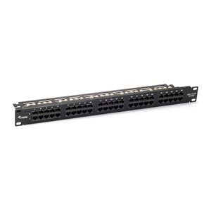 Equip 19" Patchpanel 50xRJ45 Cat3 UTP 1U ISDN RAL9005