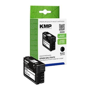 KMP E222X schwarz Druckerpatrone kompatibel zu EPSON 34XL (T3471)