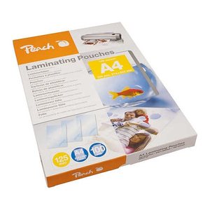 Peach Laminierfolien A4 125mic glänzend PP525-02 100PK