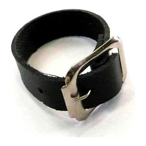 Peach Befestigungsschlaufe für Gepäckanhänger,Leder,schw.100
