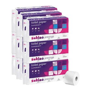 Satino Toilettenpapier HiLine SuperSoft 4-lagig, 72 Rollen