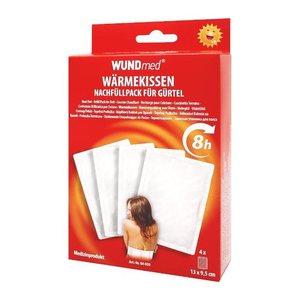 WUNDmed® Wärmepflaster Nachfüllpack Wärmegürtel 04-031 weiß, 4 St.