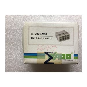WAGO Verbindungsklemmen 2273-208 2,5 mm² 8-polig, 50 St.