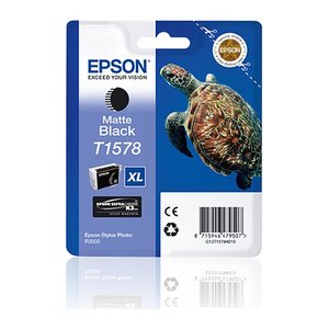 EPSON T1578XL (Schildkröte) matt schwarz Druckerpatrone