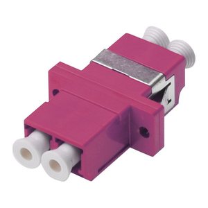 DIGITUS LWL Kupplung LC->LC Multimode Duplex OM4 violet