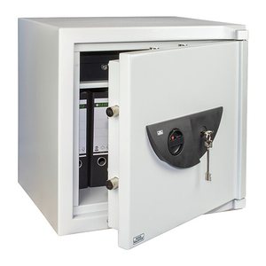 BURG WÄCHTER Sicherheitsschrank WS Office 801 K Sicherheitsstufe B nach VDMA 24992 lichtgrau 64,1 x 55,4 x 62,6 cm