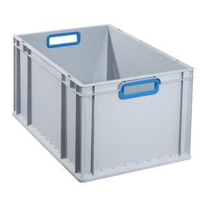 Allit ProfiPlus Eurobox grau, blau 40,0 x 60,0 x 32,0 cm, 1 St.