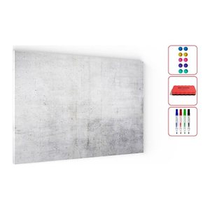 ALLboards Magnettafel 90,0 x 60,0 cm Zement
