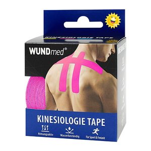 WUNDmed® Tape Kinesiologie 04-040 pink 5,0 cm x 5,0 m, 1 St.