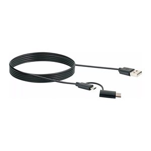 Schwaiger USB-Kabel 3.1 C auf 2.0 Micro B 1m geschirmt