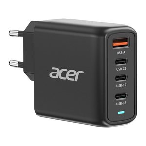 Acer 100W PD GaN Charger, 3 x USB C and 1 x USB A