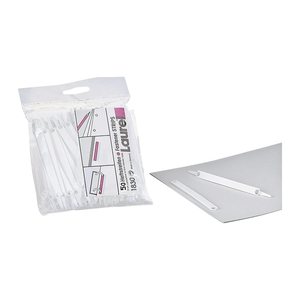 Laurel Heftstreifen EASY CLIP Abheftstreifen weiß Kunststoff, 50 St.