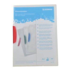 DONAU Klemmhefter transparent/rot, 1 St.