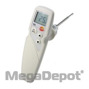 testo 105 Kerntemperatur-Lebensmittelthermometer weiß, 1 St.