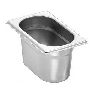 Bartscher GN-Behälter Top Line 1/9 silber 1,0 l, 1 St.