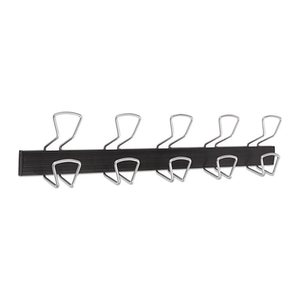 ALBA Wandgarderobe PMPRO5M grau Metall 10 Haken 76,0 x 16,5 cm, 1 St.