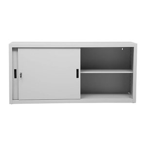 Gürkan Schiebetürenschrank, 100268 lichtgrau 1 Fachboden 160,0 x 45,0 x 75,0 cm