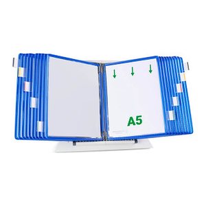 tarifold Sichttafelsystem 435201 DIN A5 blau mit 20 St. Sichttafeln, 1 St.