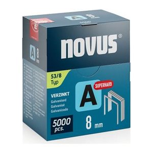 novus Tackerklammern Feindraht superhart Typ 53/8, 5.000 St.