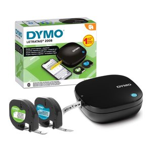DYMO LetraTag LT-200B Bluetooth schwarz inkl 2 Bänder Gratis