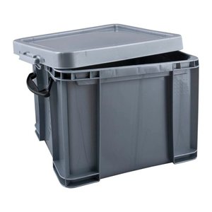 Really Useful Box Aufbewahrungsbox 35,0 l silber 48,0 x 39,0 x 31,0 cm, 1 St.