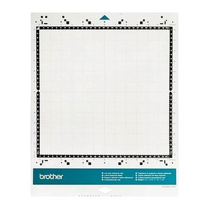 brother CADXMATLOW12 Schneidematte für Schneideplotter leicht klebend 305 x 305 mm (12 x 12 Zoll) für 0,1 - 0,3 mm dickes Material, 1 St.