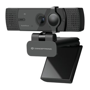 CONCEPTRONIC Webcam USB-A2.0/-C 80° 4K/30Hz UltraHD+Mikro sw