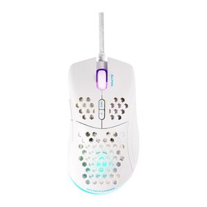 Deltaco Gaming Maus WM75 USB, RGB, weiß