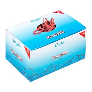 Läufer Gummibänder Rondella rot 17,0 mm, Ø 125,0 mm, 1,0 kg