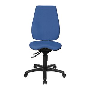 Topstar Bürostuhl Body Balance 450, BAK450BT26 Stoff blau, Gestell schwarz