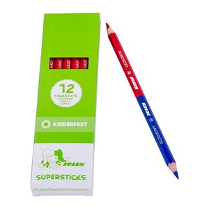 JOLLY SUPERSTICKS Silbenstifte mehrfarbig, 12 St.