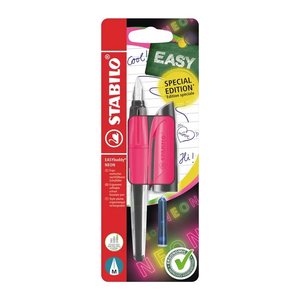 STABILO EASYbuddy NEON Patronenfüller neonpink M (mittel), 1 St.