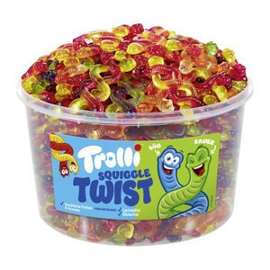 Trolli SQUIGGLE Twist Fruchtgummi, 150 St.