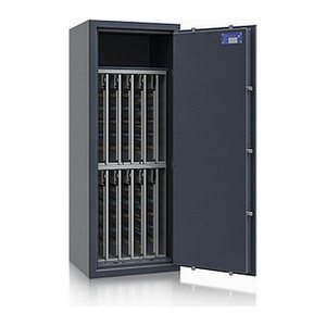 ISS safe4key Schlüsseltresor grau mit 880 Haken, Doppelbartschloss, 50,0 x 42,0 x 130,0 cm, 1 St.