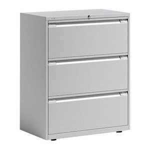 BISLEY Essentials Hängeregistraturschrank lichtgrau 3 Schubladen 80,0 x 47,0 x 100,0 cm, 1 St.