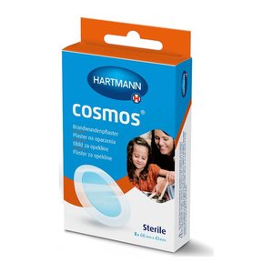 HARTMANN Pflaster Cosmos® für Brandwunden 5320301 transparent, blau 4,3 x 6,8 cm, 8 St.