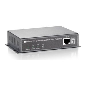 LevelOne PoE+Repeater Cascadable 3xGE PoE grau