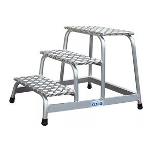 KRAUSE Montagetritt STABILO  silber 3 Stufen, H: 61,0 cm
