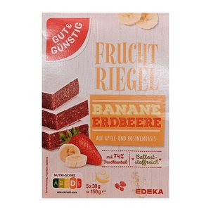 GUT&GÜNSTIG Fruchtriegel 5x 30,0 g, 1 St.