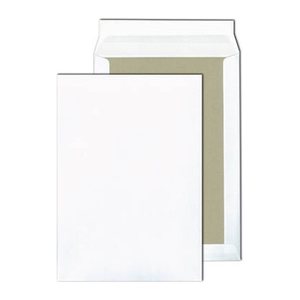 MAILmedia Papprückwandtaschen DIN B4 ohne Fenster weiß 100 St.