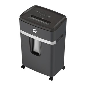 HP Pro Shredder 18CC Aktenvernichter mit Partikelschnitt P-4, 4 x 35 mm, bis 18 Blatt, schwarz