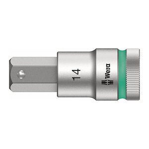 Wera 1/2" Zyklop mit Haltefunktion kurz Steckschlüsseleinsatz Größe: 10,0 mm Länge: 60,0 mm