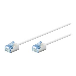 goobay RJ-45 Netzwerkkabel 15,0 m weiß bis zu 10,00 Gbit/Sek. bis zu 500 MHz, 1 St.
