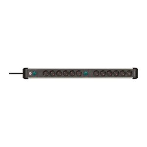 Brennenstuhl Steckdosenleiste Premium-ALU-Line 12fach 3m