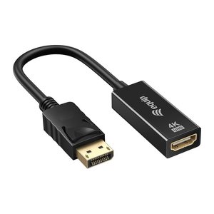 Equip HDMI->Displayport 1.2 4K/30Hz Bu/St 0.15m schwarz