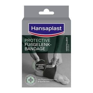 Hansaplast Sprunggelenkbandage PROTECTIVE  02579 schwarz, 1 St.